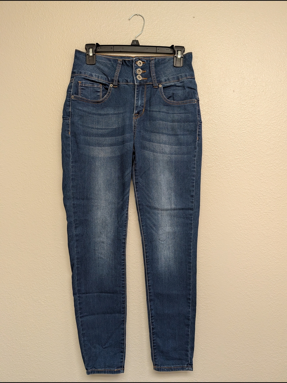Curvy High-Rise Dark Blue Women’s Skinny Jeans